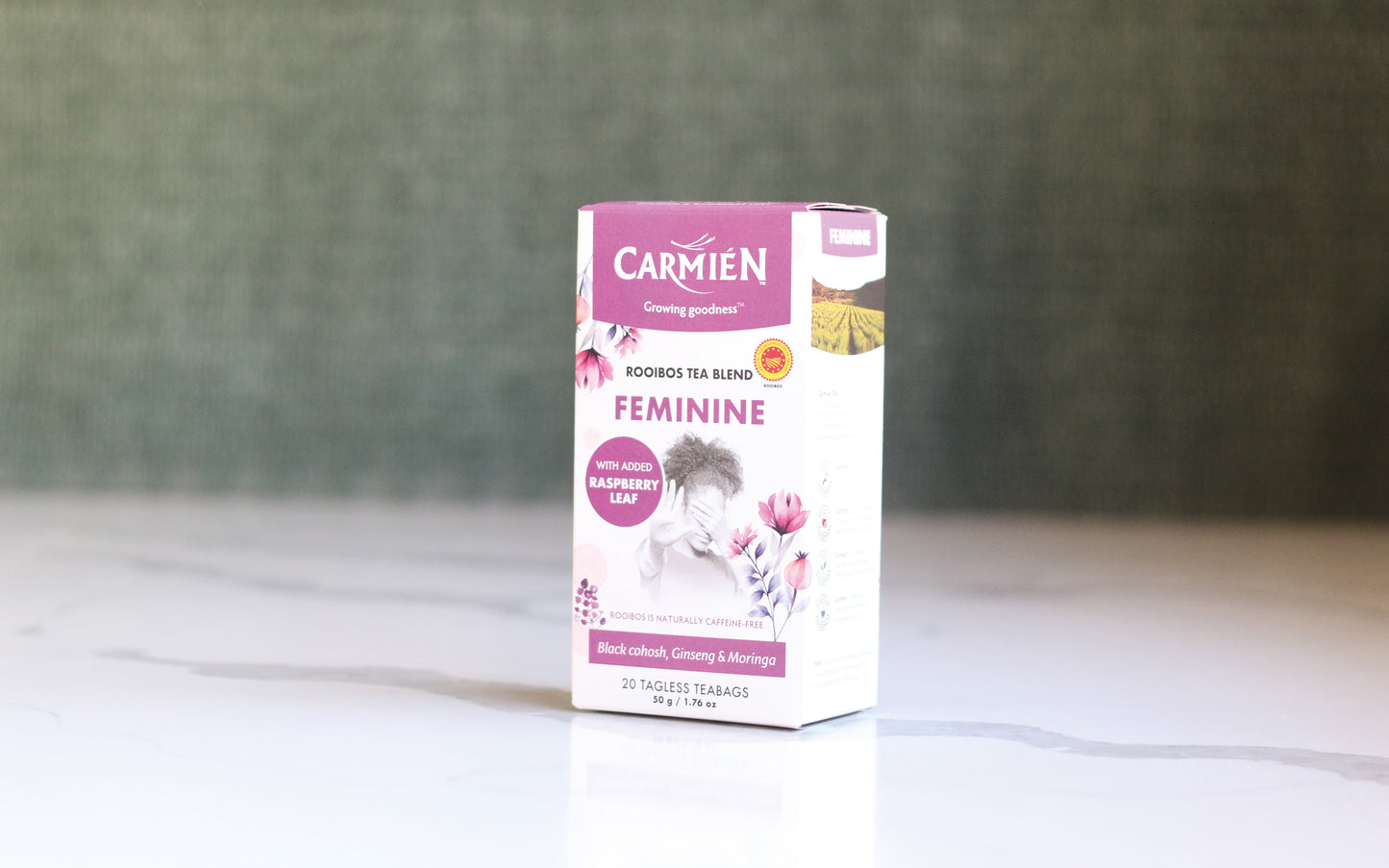 Carmién Feminine with Raspberry Leaf (20 Teabags)