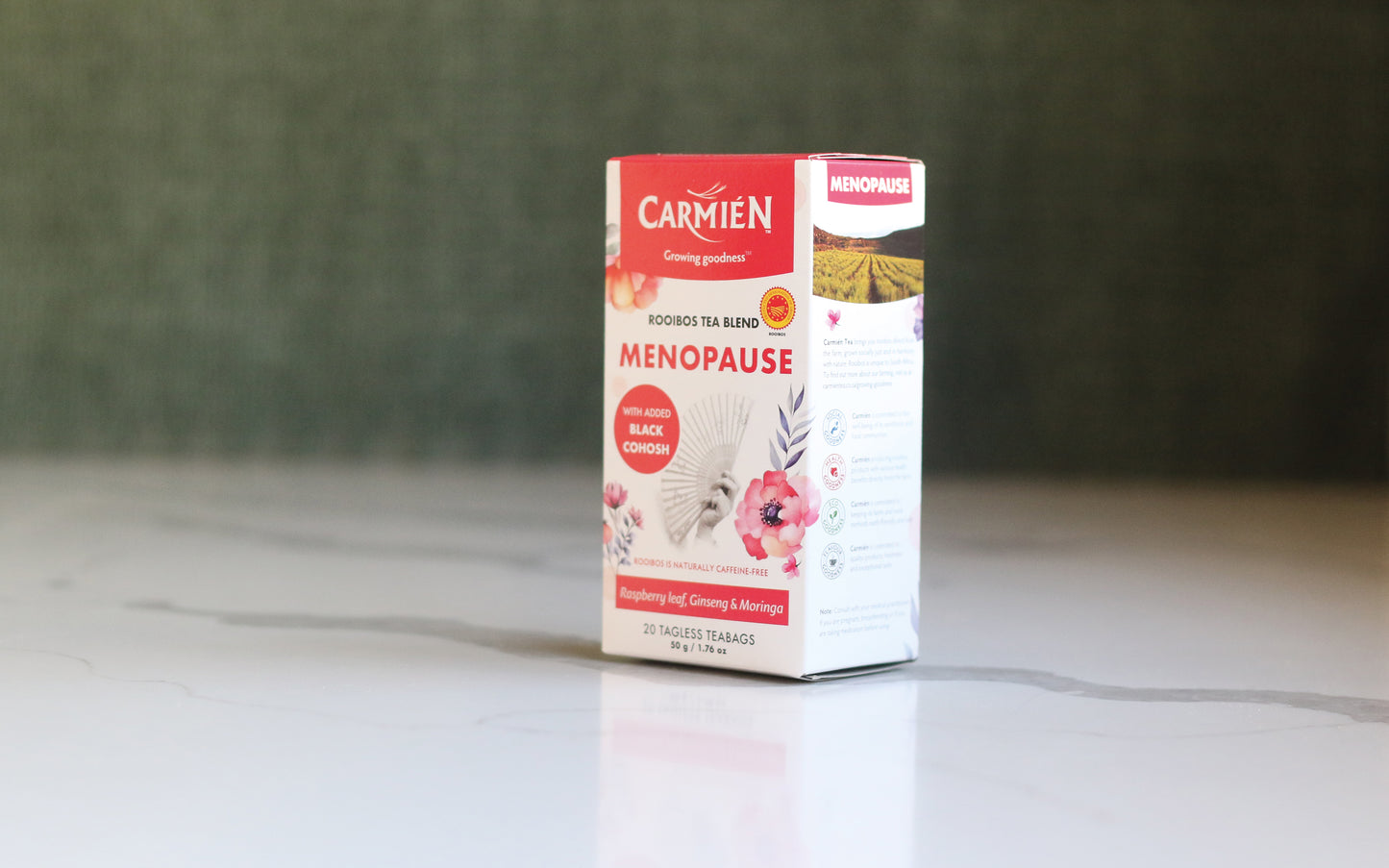 Carmién Menopause with Raspberry Leaf (20 Teabags)