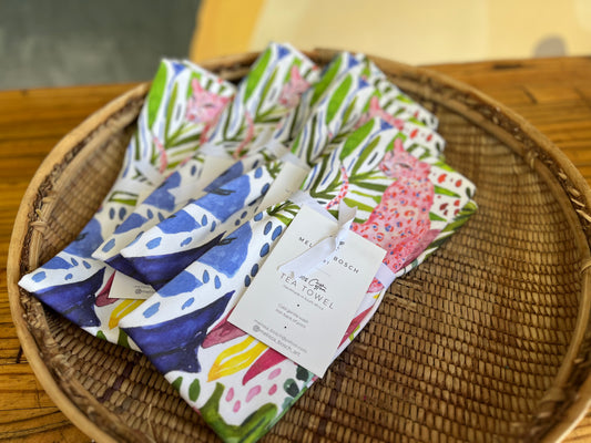Melissa Bosch Tea Towel LEOPARD