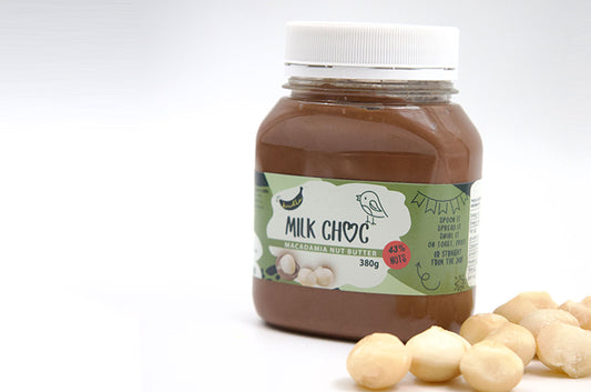 KUDLA Milk Choc Macadamia Butter 380g