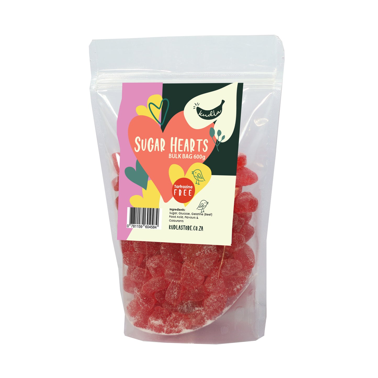 Sugar Hearts 600g