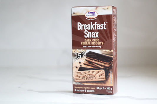 Cape Cookies Breakfast Snax Dark Choc 300g