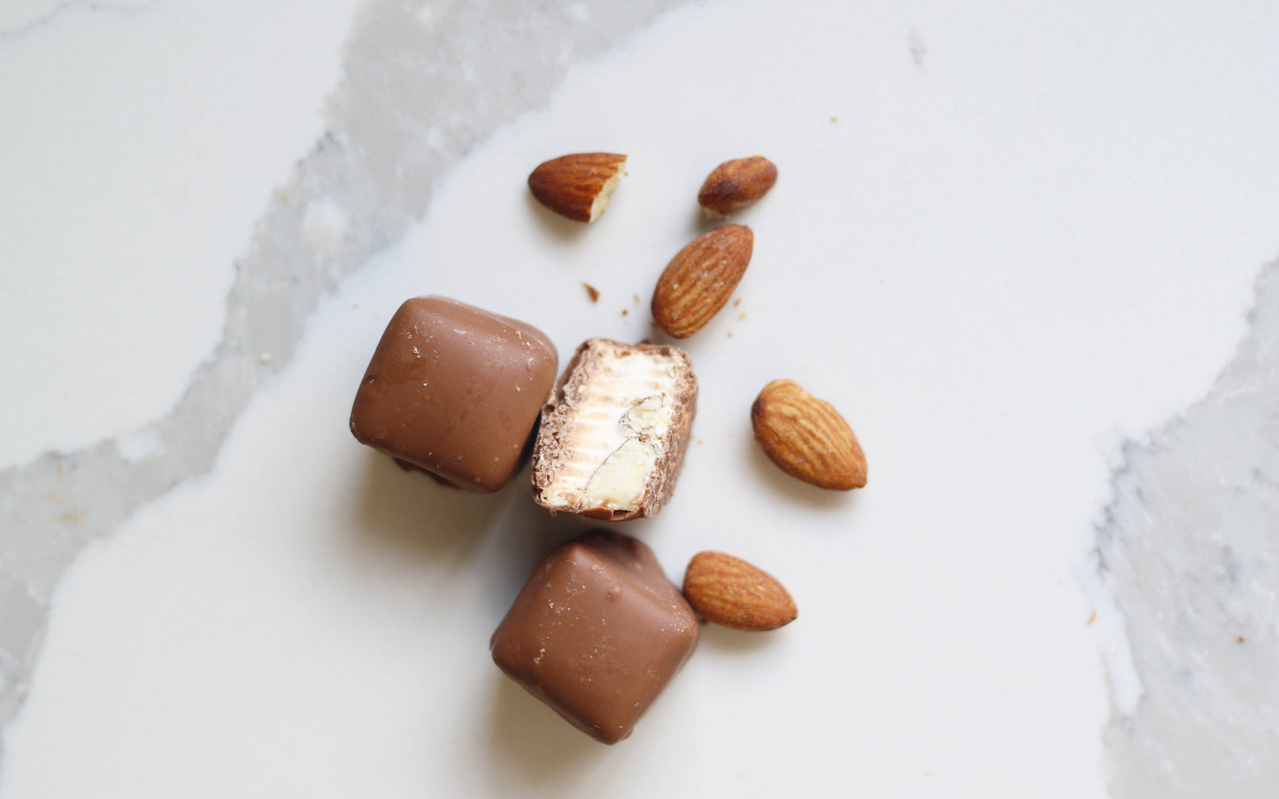 Almond Nougat Blocks 200g
