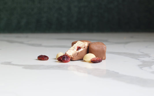 Cranberry & Macadamia Nougat Blocks 200g