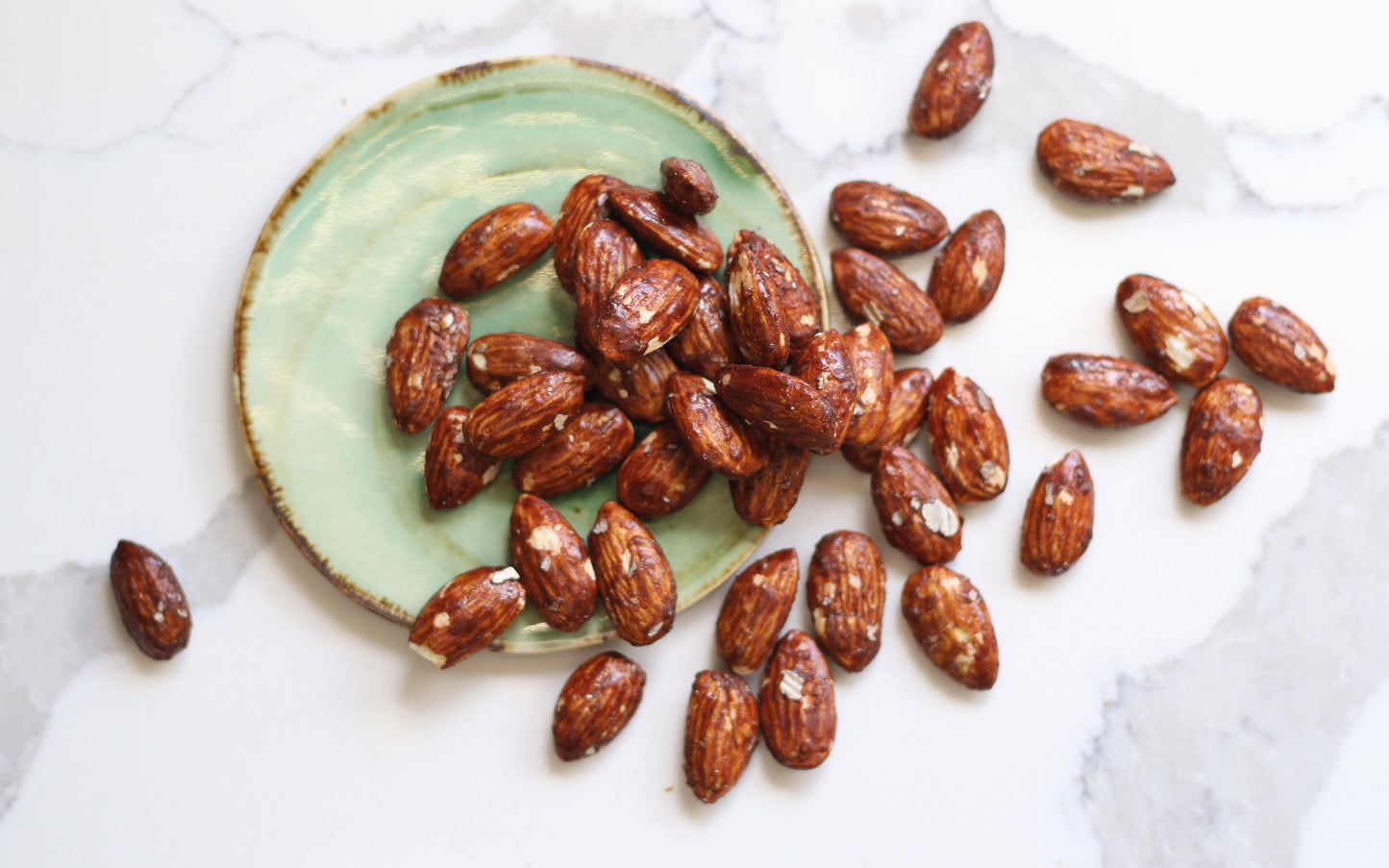Oven Baked Sweet & Smokey Almonds