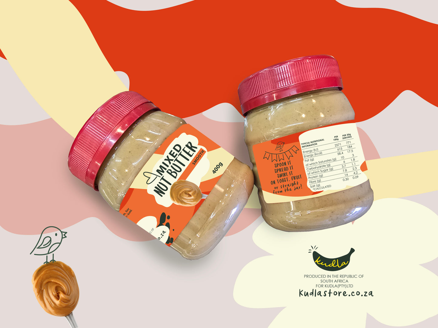 Kudla Mixed Nut Spread 400g